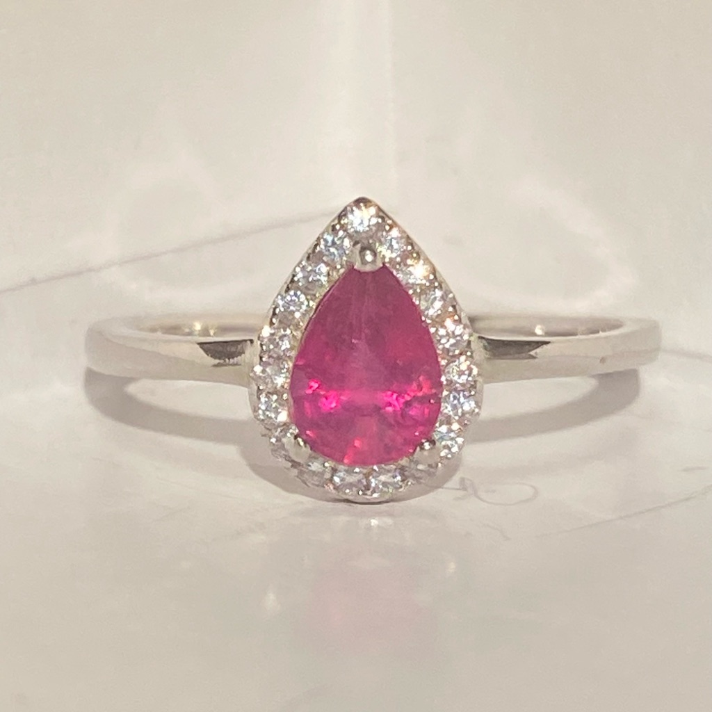 Natural Ruby Ring 925